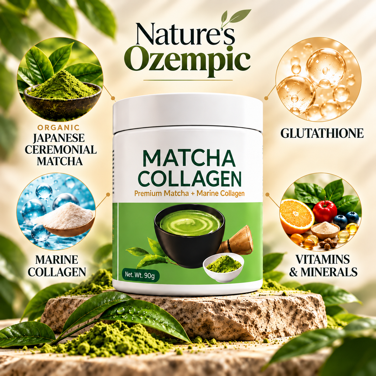 Japanese Matcha & Collagen Wellness Blend