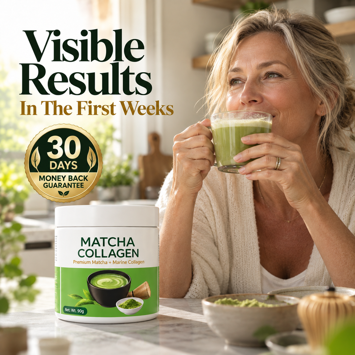 Japanese Matcha & Collagen Wellness Blend